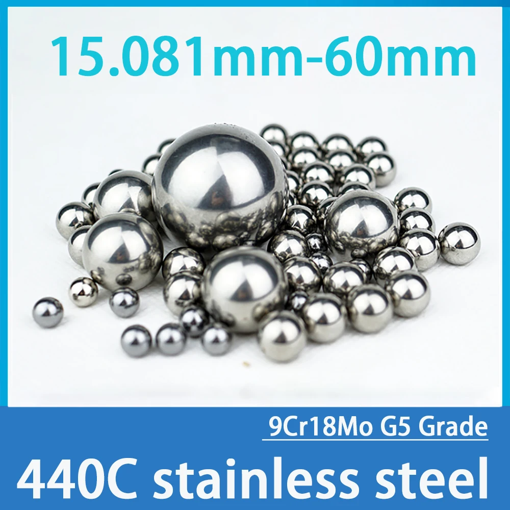 G5 Grade 440C Stainless Steel Balls 15.081 15.875 16 16.669 17.462 18mm To 60mm 9Cr18Mo Round Ball Beads Stainless Steel Ball
G5 Grade 440C Stainless Steel Balls 15.081 15.875 16 16.669 17.462 18mm To 60mm 9Cr18Mo Round Ball Beads Stainless Steel Ball