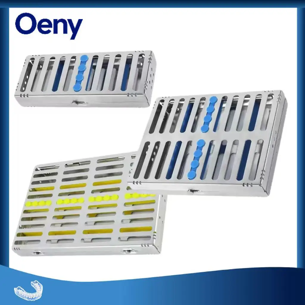 Dental Instrument Disinfection Box Made of Stainless Steel Material, 5/10/20 Piece Integrated Placement Box for Oral Health
Dental Instrument Disinfection Box Made of Stainless Steel Material, 5/10/20 Piece Integrated Placement Box for Oral Health
