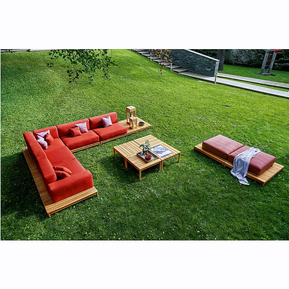Modern All Weather Outdoor Teak Furniture Patio Garden Sofa Set Deep Seating Solid Teak Wood Sofa Set Sectionals
Modern All Weather Outdoor Teak Furniture Patio Garden Sofa Set Deep Seating Solid Teak Wood Sofa Set Sectionals