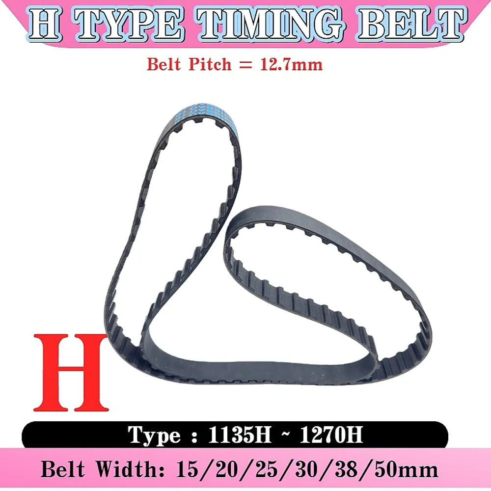 H Timing belt 1135H to 1270H Belt Width 15mm-50mm H Rubber Belt H Synchronous Belt Closed Loop Belts H
H Timing belt 1135H to 1270H Belt Width 15mm-50mm H Rubber Belt H Synchronous Belt Closed Loop Belts H