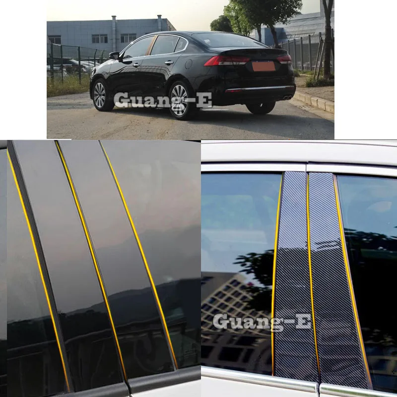 Car PC Material Pillar Post Cover Door Trim Window Molding Sticker Accessories 6pcs For Kia K4 2014 2015 2016 2017 2018 2019
Car PC Material Pillar Post Cover Door Trim Window Molding Sticker Accessories 6pcs For Kia K4 2014 2015 2016 2017 2018 2019