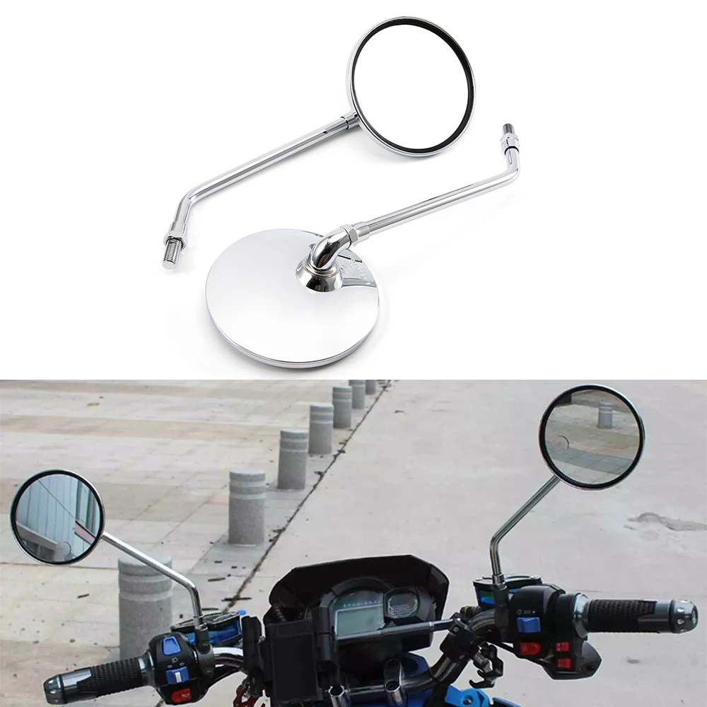 For Honda CT90 SL350 XL250 ST90 S90 CB100 Chrome Motorcycle Rearview Side Mirror
For Honda CT90 SL350 XL250 ST90 S90 CB100 Chrome Motorcycle Rearview Side Mirror