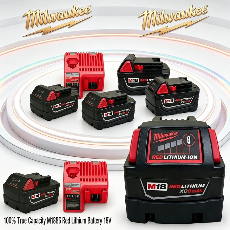 Milwaukee M18 Battery, Bateria Lifepo4 M18B6,5000mAh Lithium Battery XC48-11-1860 Original Milwaukee 18V Rechargeable Battery
Milwaukee M18 Battery, Bateria Lifepo4 M18B6,5000mAh Lithium Battery XC48-11-1860 Original Milwaukee 18V Rechargeable Battery
