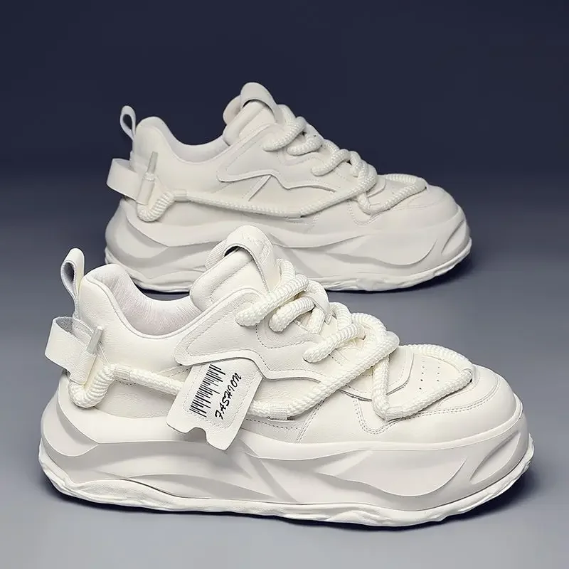 New Luxury Men's Sneakers Thick soled Tall Classic Casual Shoes Soft soled Comfortable Breathable Sports Running Shoes
New Luxury Men's Sneakers Thick soled Tall Classic Casual Shoes Soft soled Comfortable Breathable Sports Running Shoes