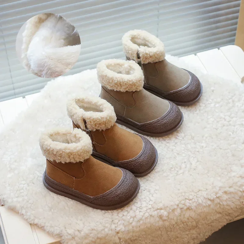 2024 Winter New Soft Sole Cotton Boot Girls Boots Warm Thick Cotton Shoes All Match Sneakers Ankle Boots for Boy Kids Snow Boots
2024 Winter New Soft Sole Cotton Boot Girls Boots Warm Thick Cotton Shoes All Match Sneakers Ankle Boots for Boy Kids Snow Boots