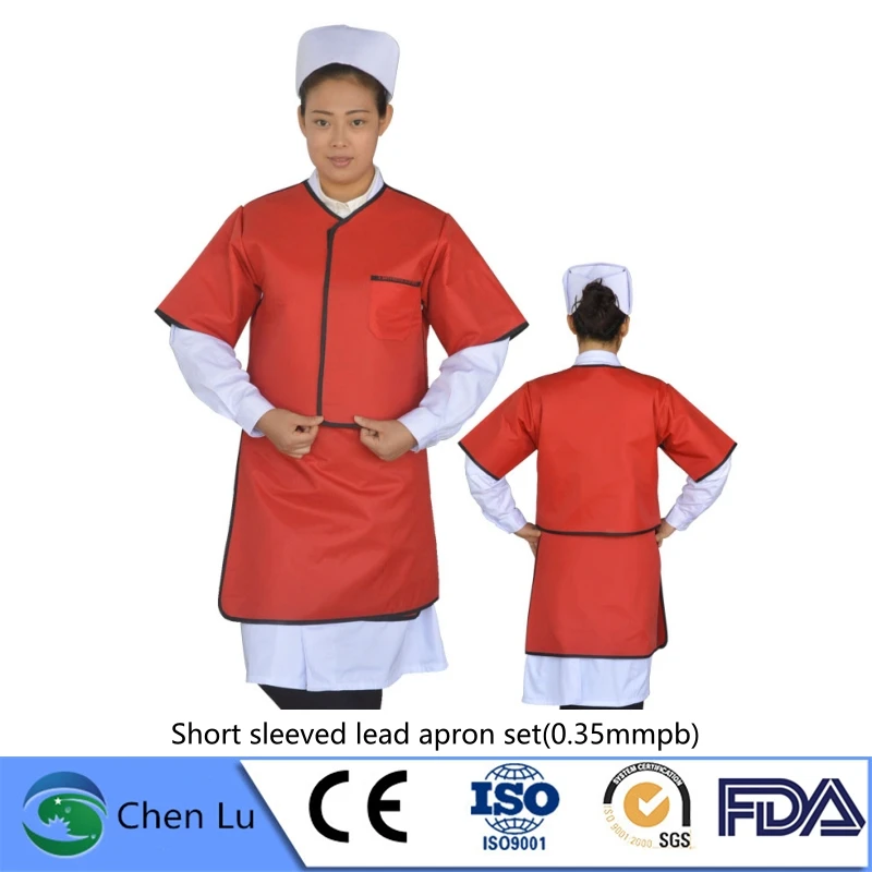 Genuine x-ray protective 0.35mmpb short sleeved lead apron set Hospital, Laboratory ionizing radiation protection lead clothes
Genuine x-ray protective 0.35mmpb short sleeved lead apron set Hospital, Laboratory ionizing radiation protection lead clothes
