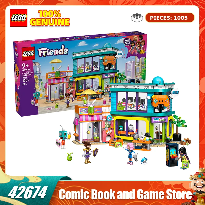 LEGO 42674 Comic Book and Game Store Good Friends Series Boys and Girls Assemble Building Blocks Toy Birthday Gift
LEGO 42674 Comic Book and Game Store Good Friends Series Boys and Girls Assemble Building Blocks Toy Birthday Gift