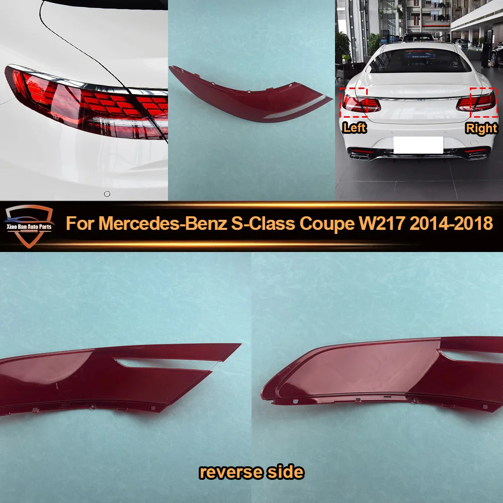 Brake Lights Shell Plexiglass Car Accessories Outer Tail Lamp Cover 2014 2015 2016-2018 For Mercedes-Benz S-Class Coupe W217
Brake Lights Shell Plexiglass Car Accessories Outer Tail Lamp Cover 2014 2015 2016-2018 For Mercedes-Benz S-Class Coupe W217