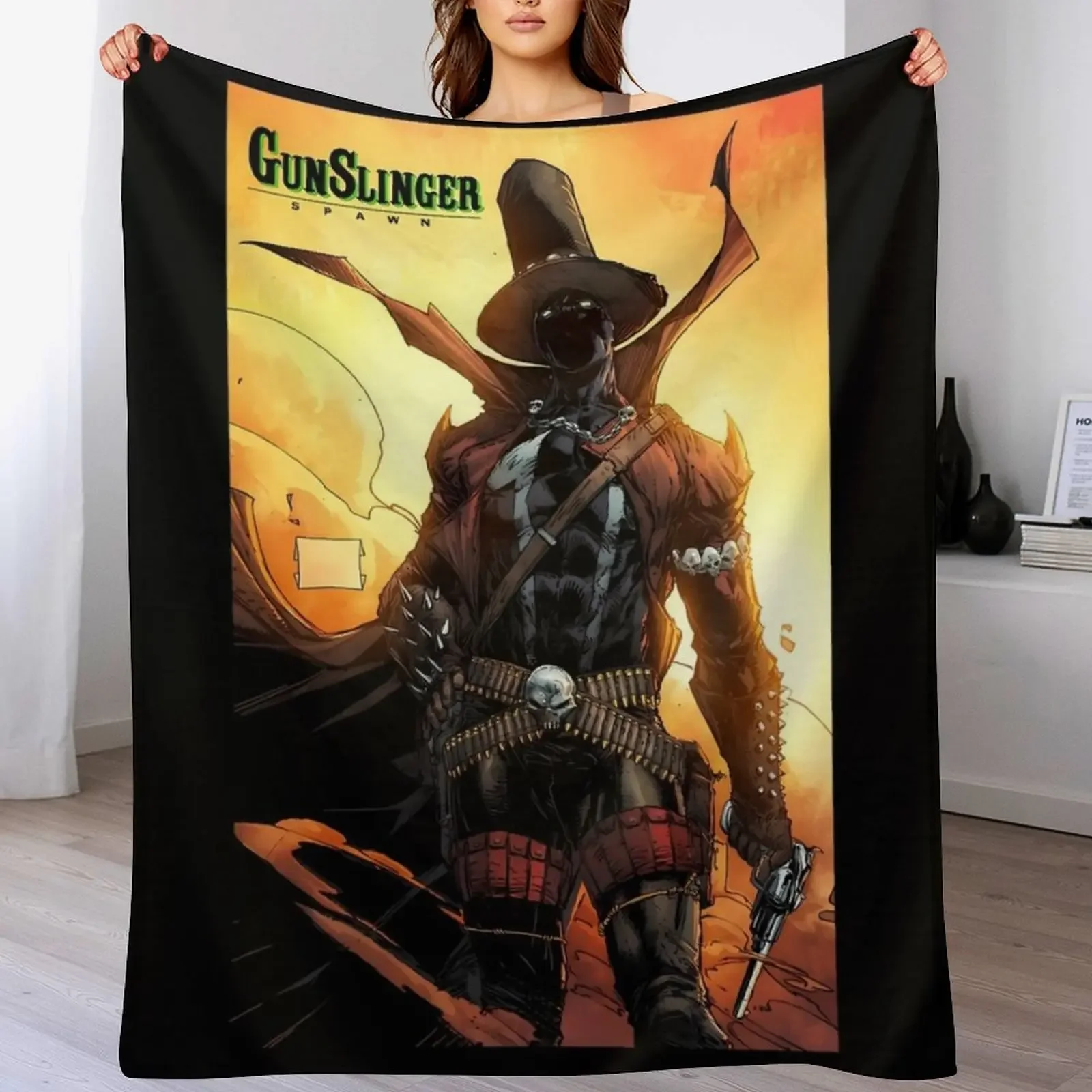 Spawn GunSlinger 1 Throw Blanket Plush Fuzzy Cozy Blanket for Couch Sofa
Spawn GunSlinger 1 Throw Blanket Plush Fuzzy Cozy Blanket for Couch Sofa