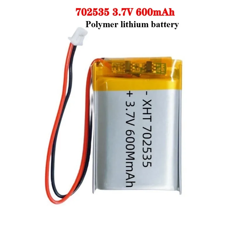 702535 3.7V 600mAh Li Polymer Battery Li-ion Rechargeable Battery for Gaming Mouse GPS Headset Smart Watch Car Tachograph 
702535 3.7V 600mAh Li Polymer Battery Li-ion Rechargeable Battery for Gaming Mouse GPS Headset Smart Watch Car Tachograph