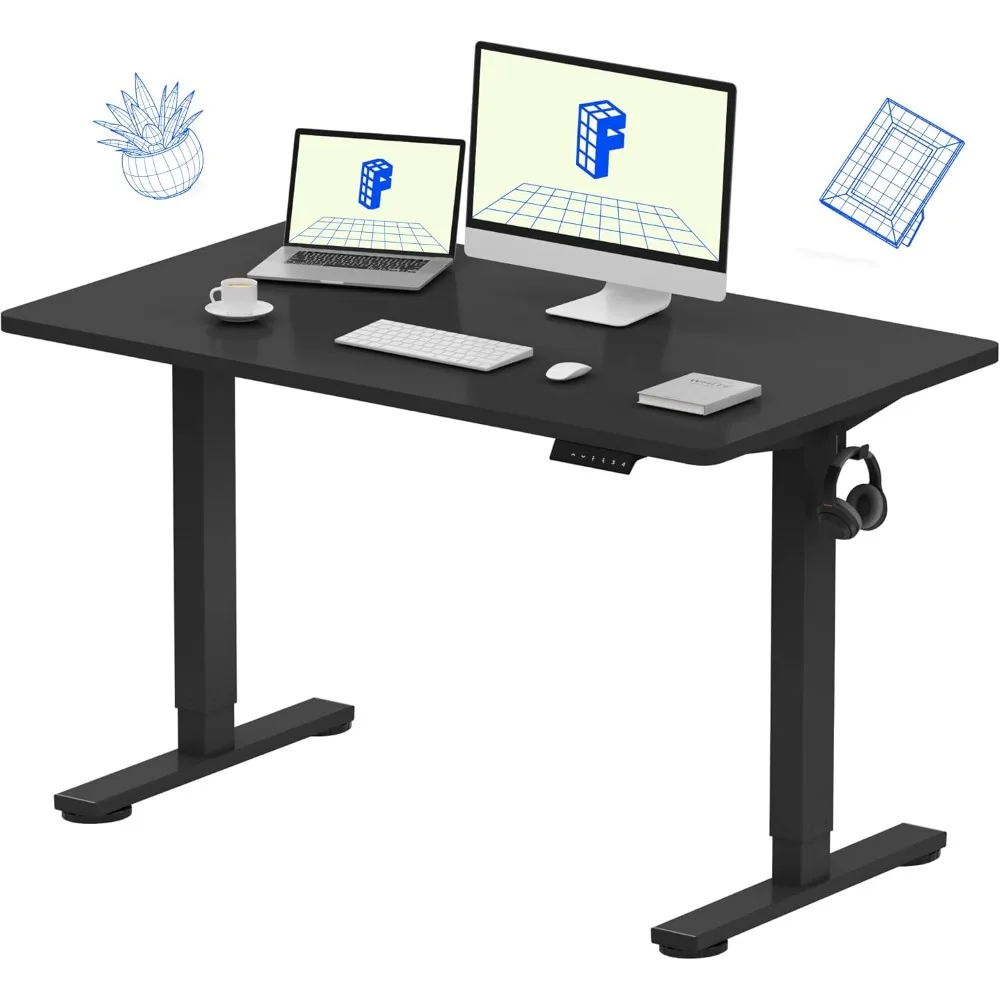 EN1 Whole-Piece Standing Desk 48 x 24 Inches Electric Height Adjustable Desk Sit Stand Desk Home Office Desks (Black Frame + Bl
EN1 Whole-Piece Standing Desk 48 x 24 Inches Electric Height Adjustable Desk Sit Stand Desk Home Office Desks (Black Frame + Bl