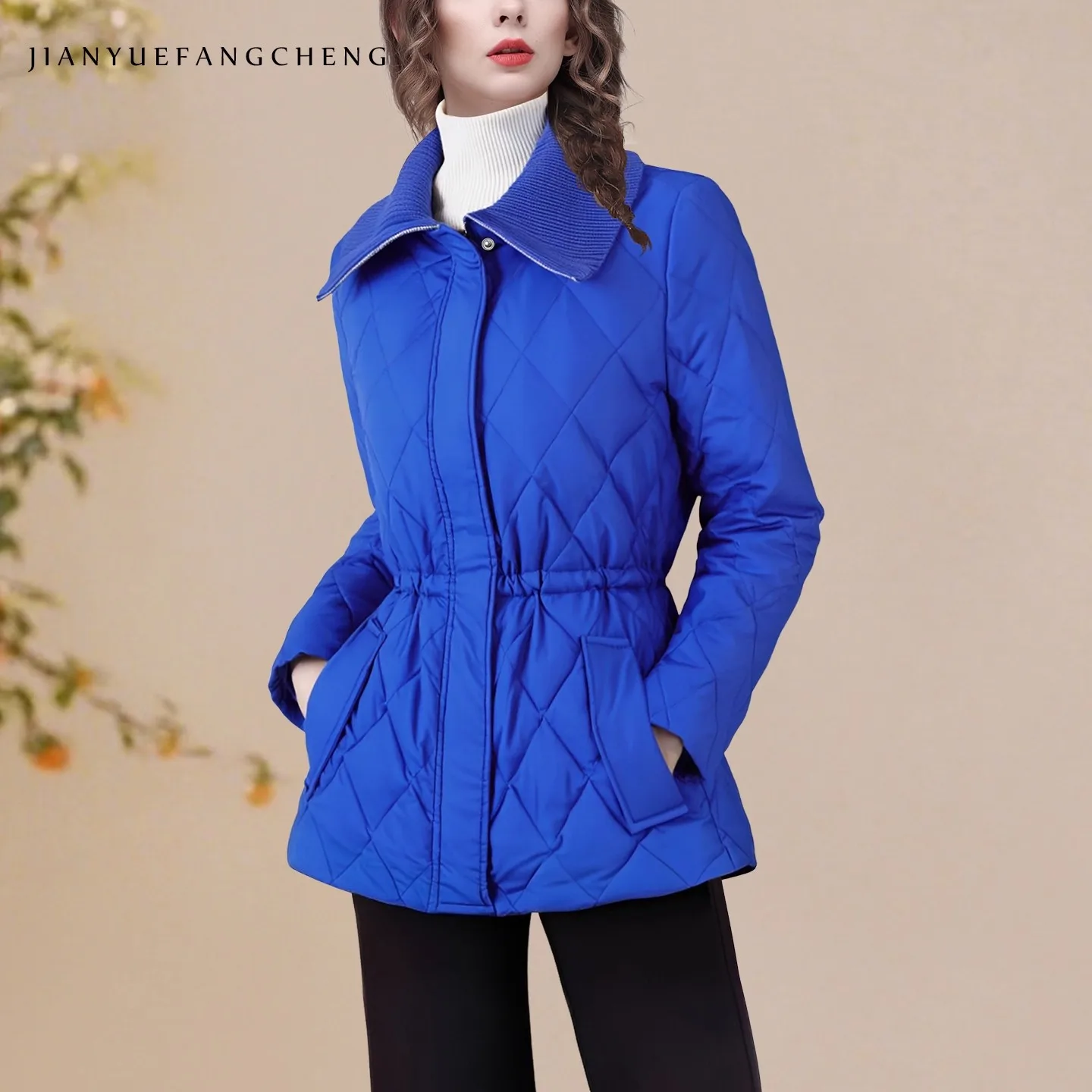 Women Winter Blue Down Jacket With Sweater Collar Warm Lightweight White Duck Down Padded Puffer Coat Fashion Windproof Parkas
Women Winter Blue Down Jacket With Sweater Collar Warm Lightweight White Duck Down Padded Puffer Coat Fashion Windproof Parkas