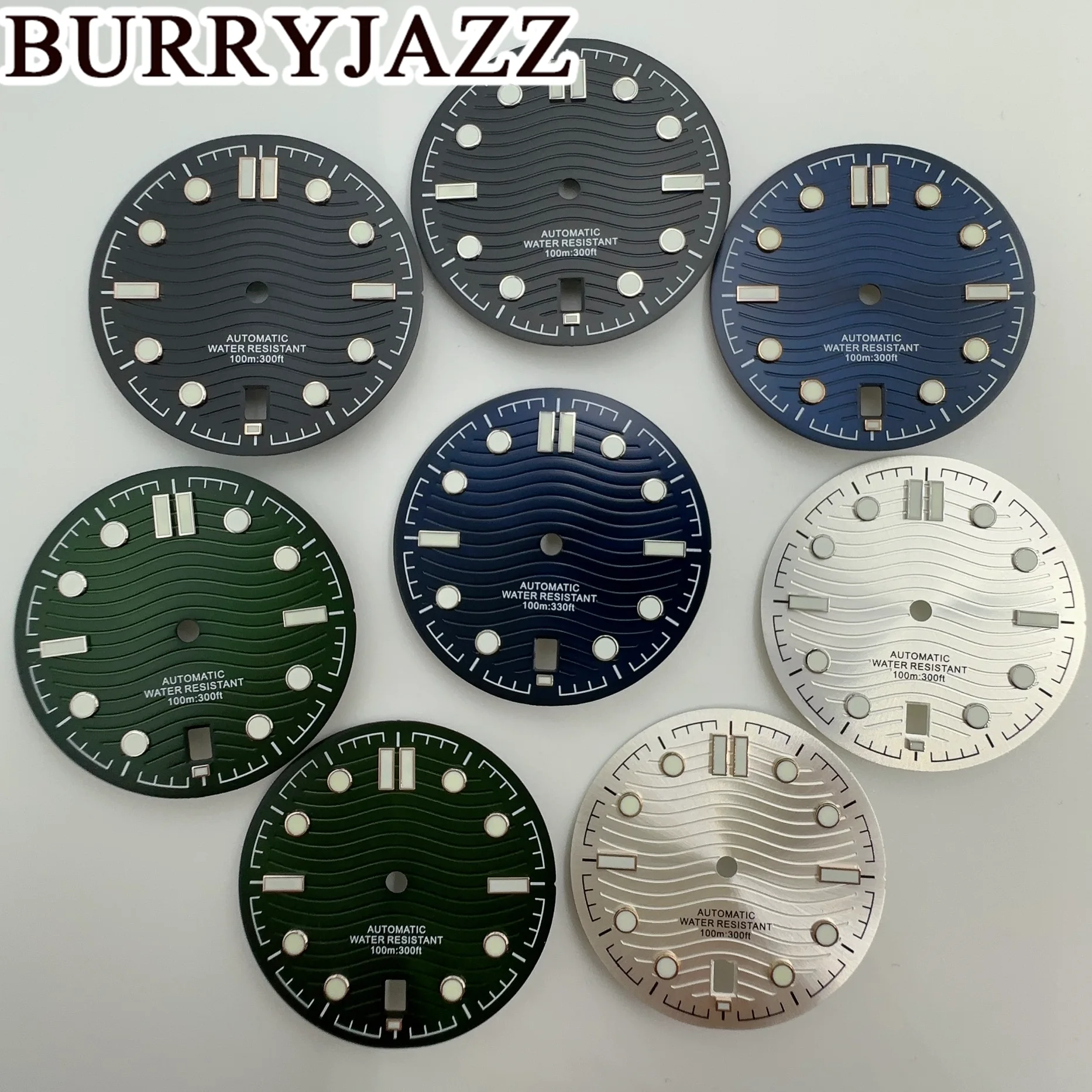 Циферблат для часов BURRYJAZZ, 31 мм, без логотипа NH35, черный, синий, серебристый, зеленый циферблат, зеленый, светящийся, подходит для 6 часов, стандартная Корона
Циферблат для часов BURRYJAZZ, 31 мм, без логотипа NH35, черный, синий, серебристый, зеленый циферблат, зеленый, светящийся, подходит для 6 часов, стандартная Корона