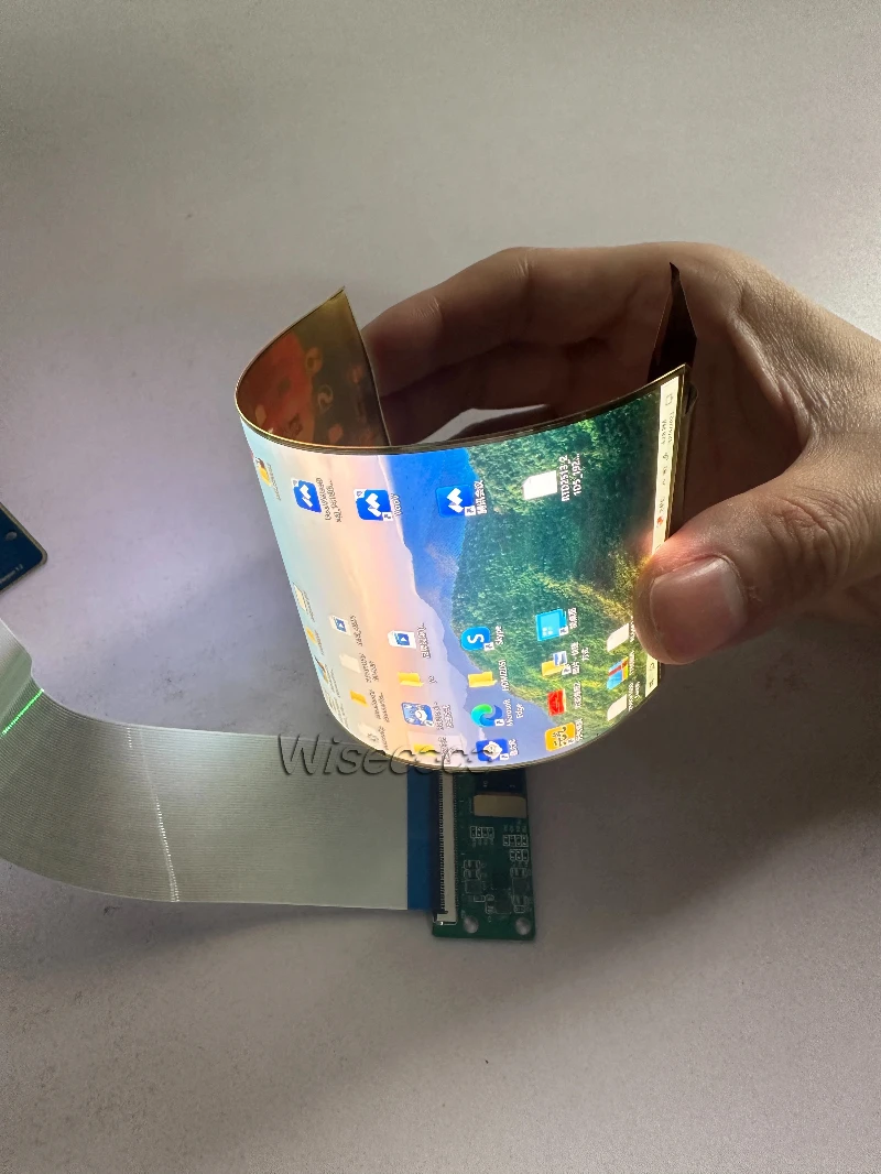 6 Inch Flexible Display OLED 2880*1440 IPS Bendable Screen Ultrathin 900Nits AMOLED Display Type-C Drive Board for Raspberry Pi
6 Inch Flexible Display OLED 2880*1440 IPS Bendable Screen Ultrathin 900Nits AMOLED Display Type-C Drive Board for Raspberry Pi