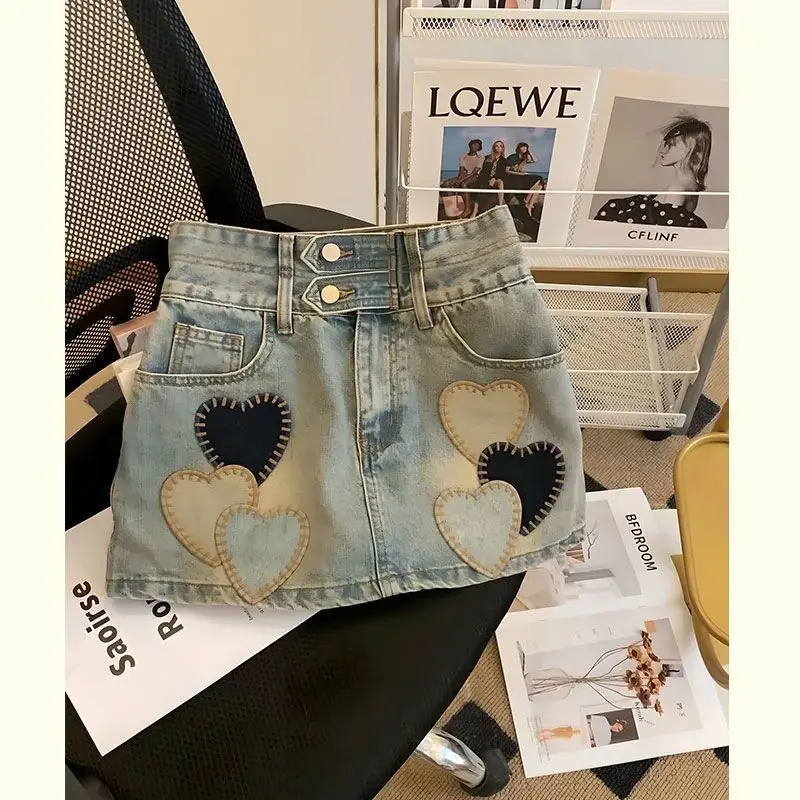 2025 Summer New Korean Fashion Patchwork High Waist A-line Skirt Female Trend Sexy Pocket Denim Short Skirt Women Clothes Skirts
2025 Summer New Korean Fashion Patchwork High Waist A-line Skirt Female Trend Sexy Pocket Denim Short Skirt Women Clothes Skirts