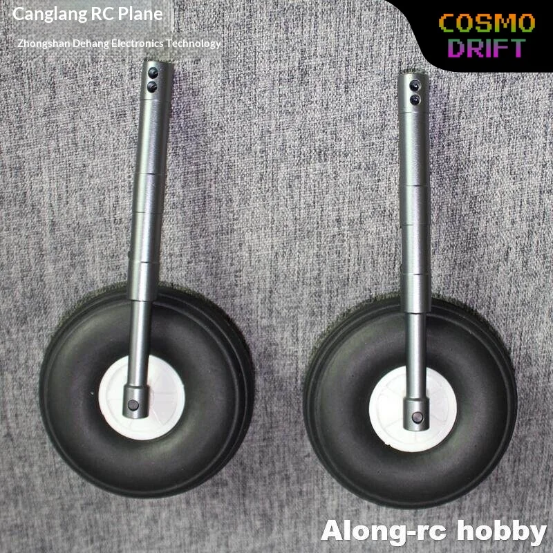 Along-RC RC Airplane Spare Parts, CNC Sandblasted Anodized Aluminum Shock Absorbing Landing Gear with PU Wheels for CJ-6
Along-RC RC Airplane Spare Parts, CNC Sandblasted Anodized Aluminum Shock Absorbing Landing Gear with PU Wheels for CJ-6