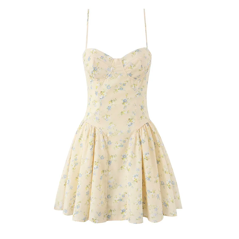 Withered 2026 New European And American Style French Yellow Fragmented Flower Waist Resort Style Strap Skirt
Withered 2026 New European And American Style French Yellow Fragmented Flower Waist Resort Style Strap Skirt
