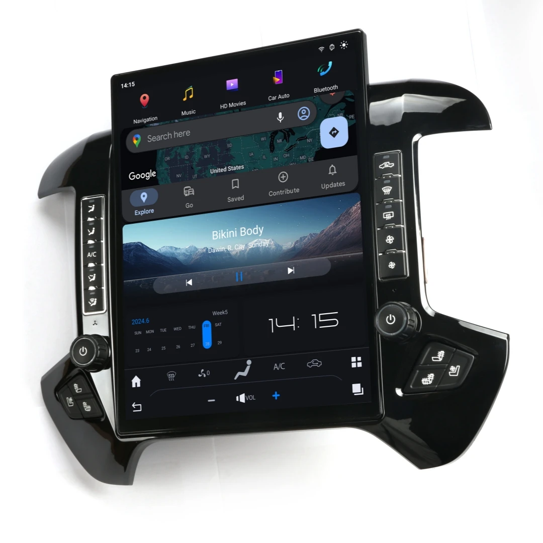 15.6" Android For Chevrolet Silverado GMC SIERRA 2013-2019 Car Player Radio GPS Navigation Stereo Multimedia Head Unit Screen
15.6" Android For Chevrolet Silverado GMC SIERRA 2013-2019 Car Player Radio GPS Navigation Stereo Multimedia Head Unit Screen