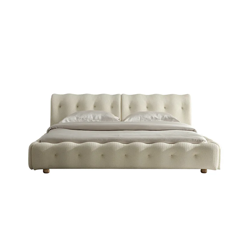 Modern Luxury 1.8m Double Bed With Soft Bag Fabric Wooden Panel Frame For Bedroom Set Furniture
Modern Luxury 1.8m Double Bed With Soft Bag Fabric Wooden Panel Frame For Bedroom Set Furniture