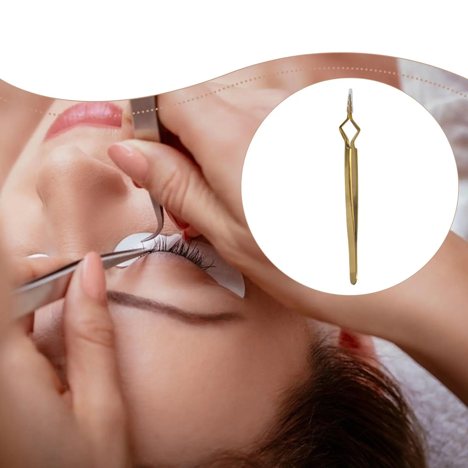 Eyelash Applicator Tool, Portable Curved Application and Removal, Lash Tweezers, Eyelash Tweezers
Eyelash Applicator Tool, Portable Curved Application and Removal, Lash Tweezers, Eyelash Tweezers