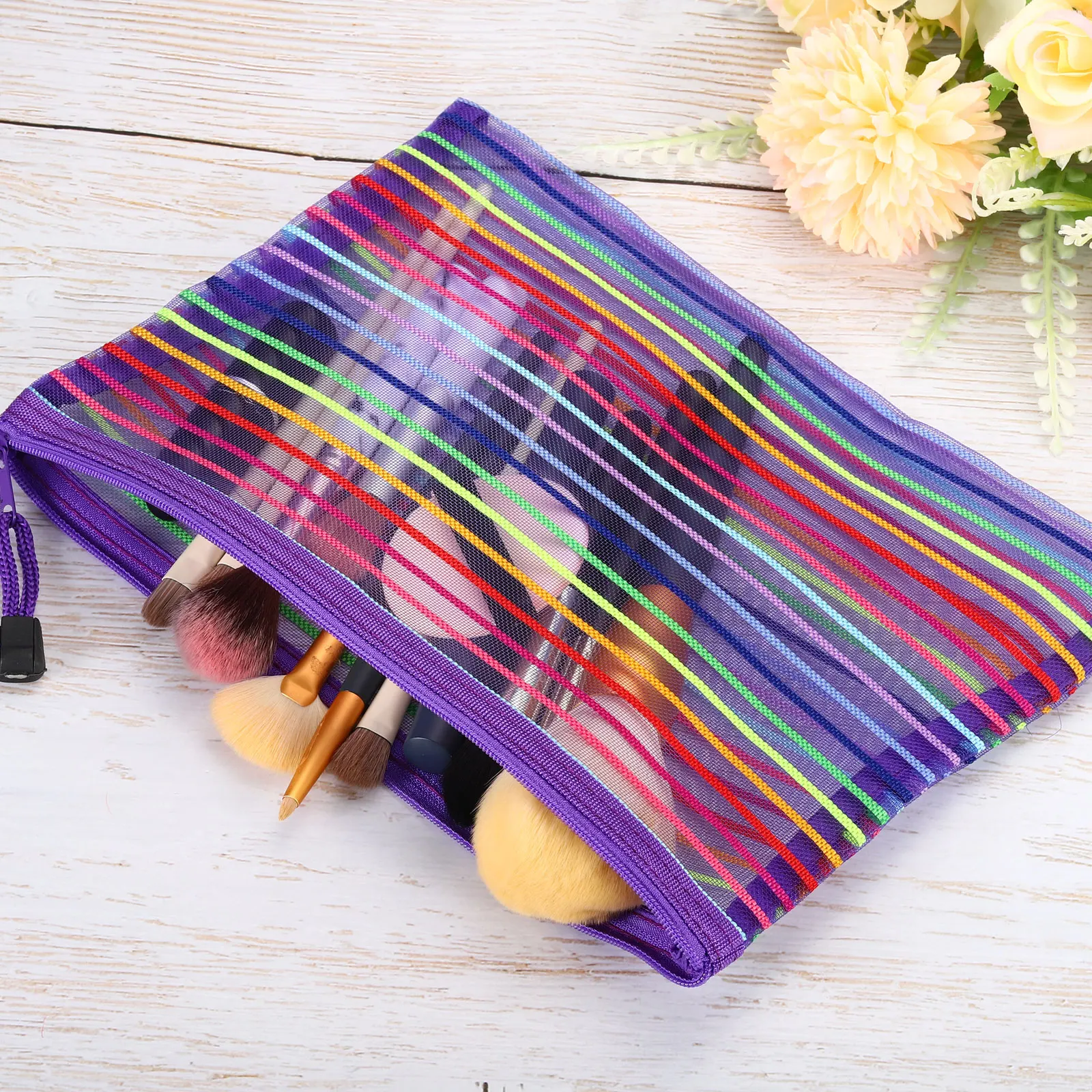 12Pcs Nylon Mesh Zipper Pouch A4/A5/B6 Size Pen Pencil Case Document Toiletry Cosmetic Makeup Zipper Travel Pouch Organizer
12Pcs Nylon Mesh Zipper Pouch A4/A5/B6 Size Pen Pencil Case Document Toiletry Cosmetic Makeup Zipper Travel Pouch Organizer