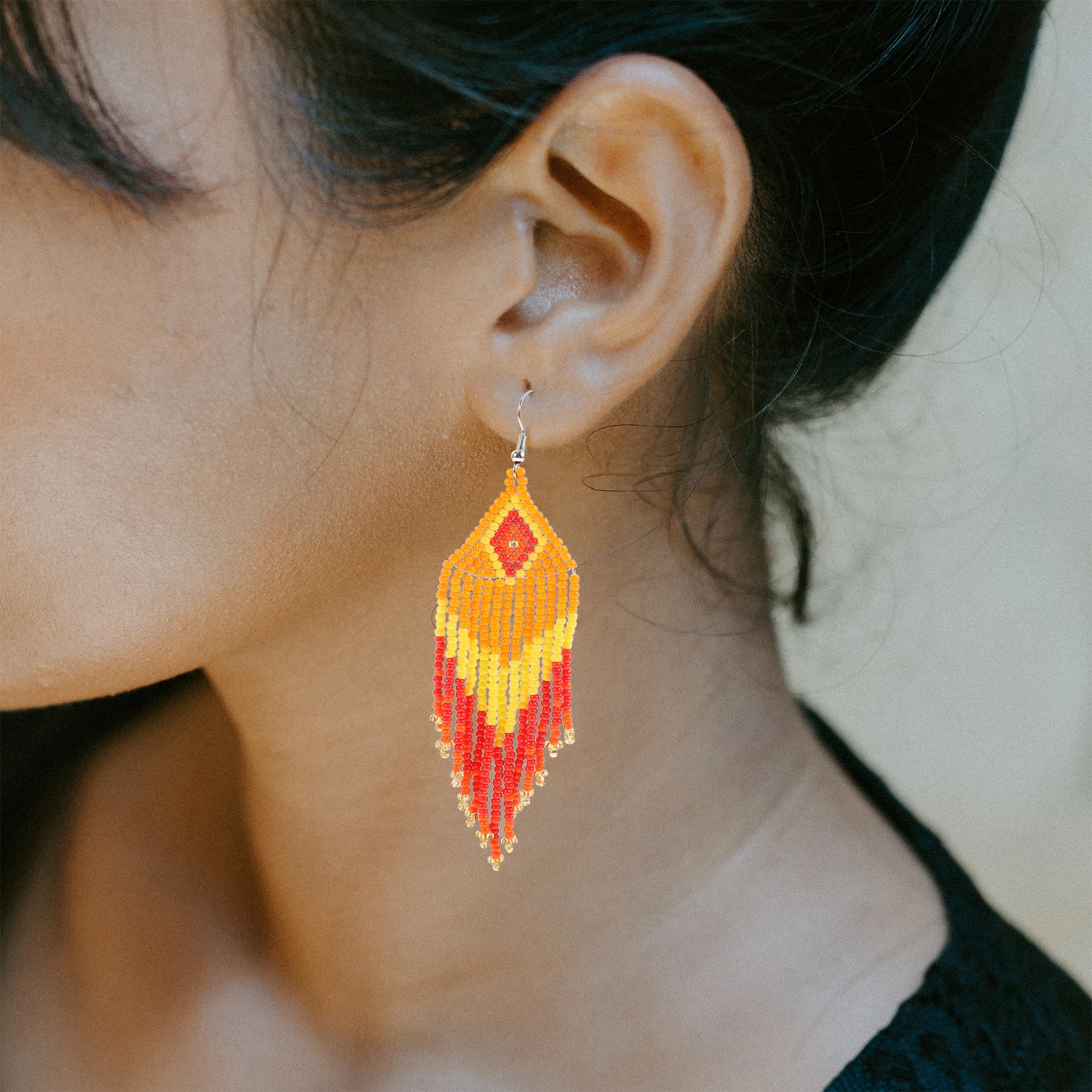 Tassel Earrings Dangle Bohemian Drop Colorful H Bohemian Earrings made Jewelry Long Ear Danglers Valentine Gift 
Tassel Earrings Dangle Bohemian Drop Colorful H Bohemian Earrings made Jewelry Long Ear Danglers Valentine Gift