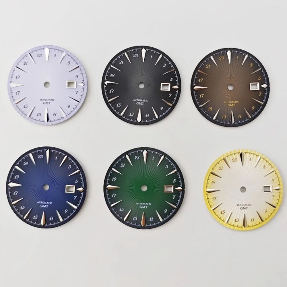 NH34 GMT Watch Dial 35mm NH35 Dial for NH34 Movement Single Calendar Watch Faces Men's Watch Case Modification Accessories
NH34 GMT Watch Dial 35mm NH35 Dial for NH34 Movement Single Calendar Watch Faces Men's Watch Case Modification Accessories