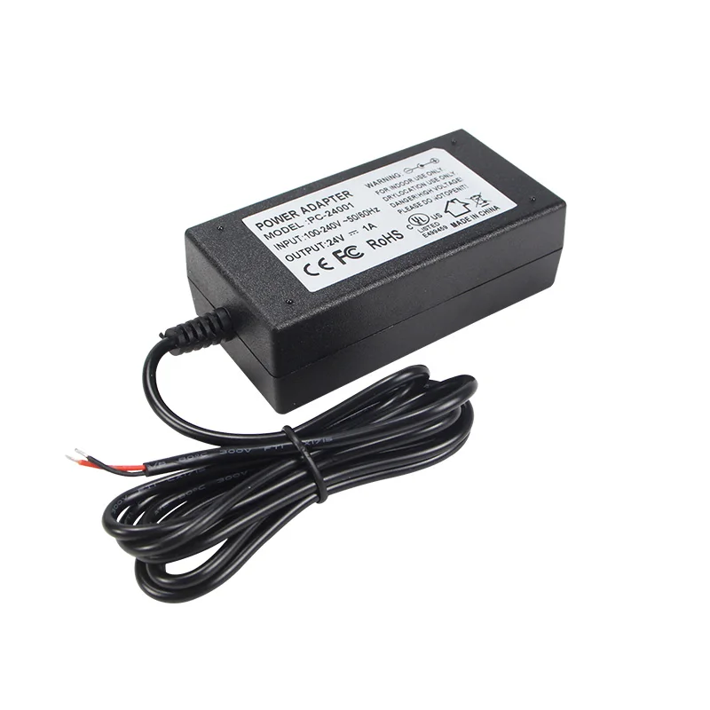 24V 1A 24W Adapter 110V/220VAC Power Supply Universal Plum Blossom Tail DC Customized model Transformer for Light Strips LED
24V 1A 24W Adapter 110V/220VAC Power Supply Universal Plum Blossom Tail DC Customized model Transformer for Light Strips LED
