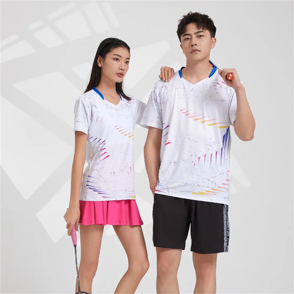 New Badminton Jersey Short Sleeved Quick Drying Clothes Men's And Women's Set Sports Volleyball Jersey Table Tennis Jersey
New Badminton Jersey Short Sleeved Quick Drying Clothes Men's And Women's Set Sports Volleyball Jersey Table Tennis Jersey