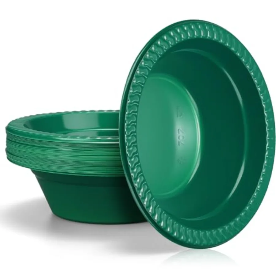 30 Pack 12 oz Disposable Plastic Bowls Dessert, Ice Cream, Salad, Soup Serving Cups for Party, Picnic, Food Snacks
30 Pack 12 oz Disposable Plastic Bowls Dessert, Ice Cream, Salad, Soup Serving Cups for Party, Picnic, Food Snacks