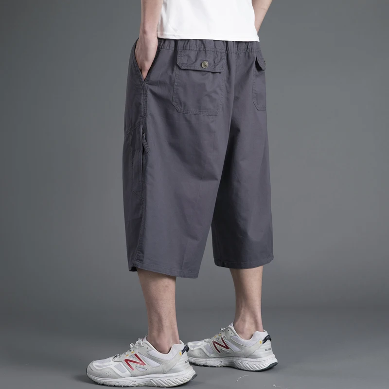 plus Size Men's Loose Fit Cotton Cargo Pants ort Length Summer Casual Thin Sle 7/8ths Length Workwear Trousers
plus Size Men's Loose Fit Cotton Cargo Pants ort Length Summer Casual Thin Sle 7/8ths Length Workwear Trousers
