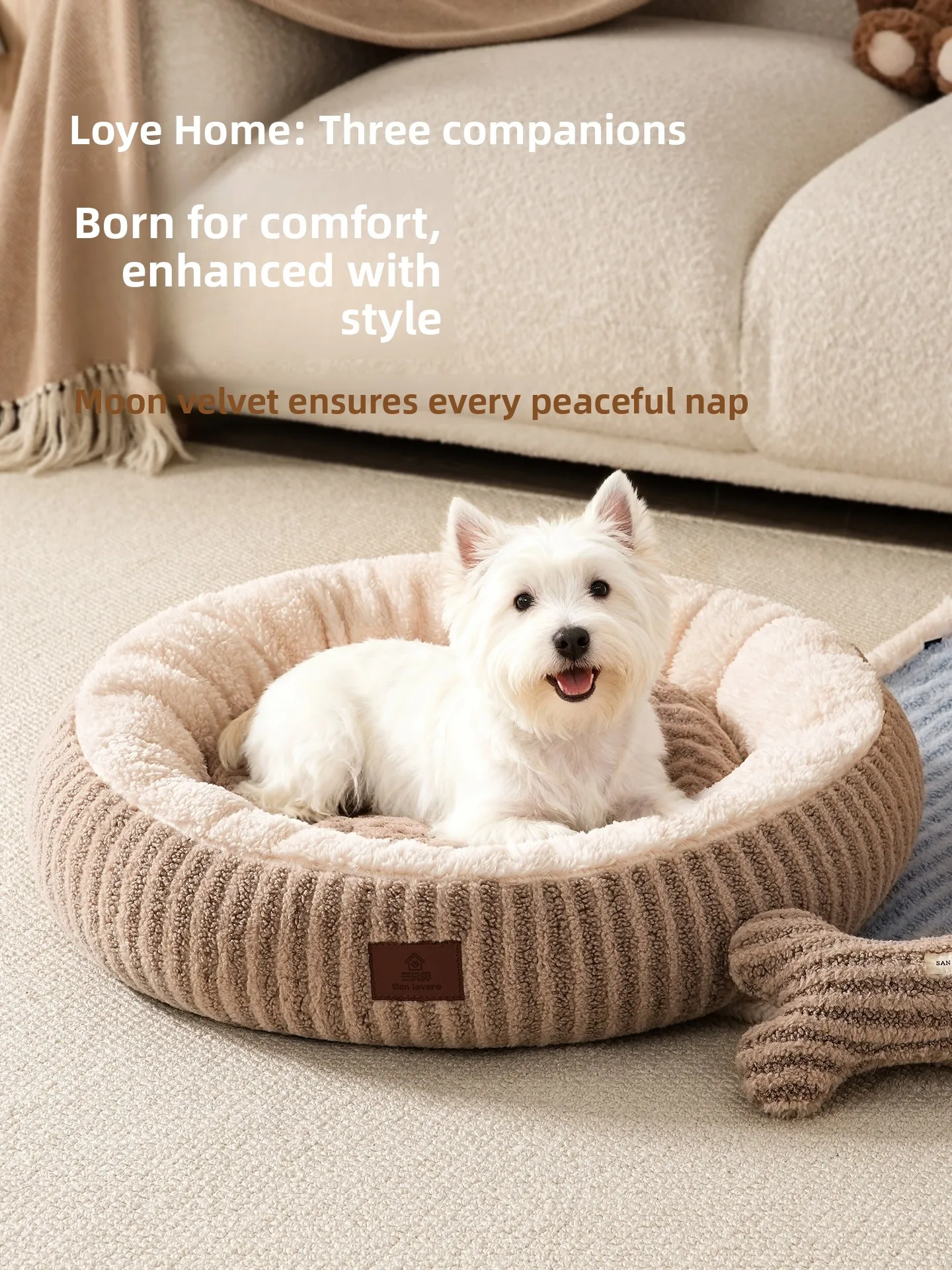 Утепленная круглая лежанка для собак LORiCA: теплая кровать-диван для маленьких собак, уютное гнездо для бишонов, домик для питомцев
Утепленная круглая лежанка для собак LORiCA: теплая кровать-диван для маленьких собак, уютное гнездо для бишонов, домик для питомцев