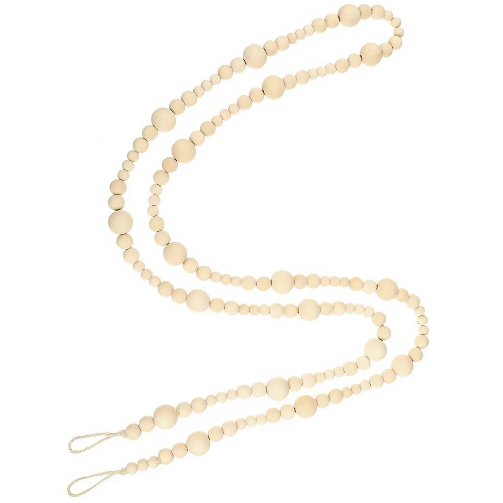 Wooden Bead Decor Farmhouse Style Wall Hanging Smooth Wooden Bead Garland Surface Beads Garland Decor
Wooden Bead Decor Farmhouse Style Wall Hanging Smooth Wooden Bead Garland Surface Beads Garland Decor