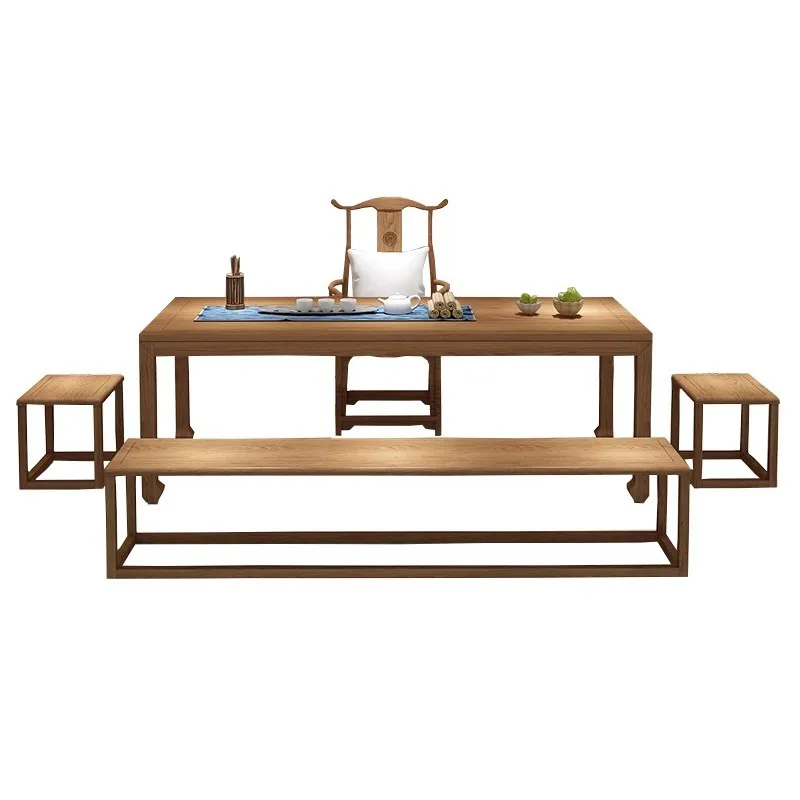 Solid wood coffeeNew Chinese tea table and chair combination, Kung Fu tea t Modern simple tea
Solid wood coffeeNew Chinese tea table and chair combination, Kung Fu tea t Modern simple tea