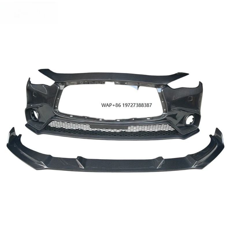 Q60 Carbon Fiber Bumper, Suitable for 2016-2022 Q60 and Q60S Retrofit Carbon Fiber Bumpers.
Q60 Carbon Fiber Bumper, Suitable for 2016-2022 Q60 and Q60S Retrofit Carbon Fiber Bumpers.