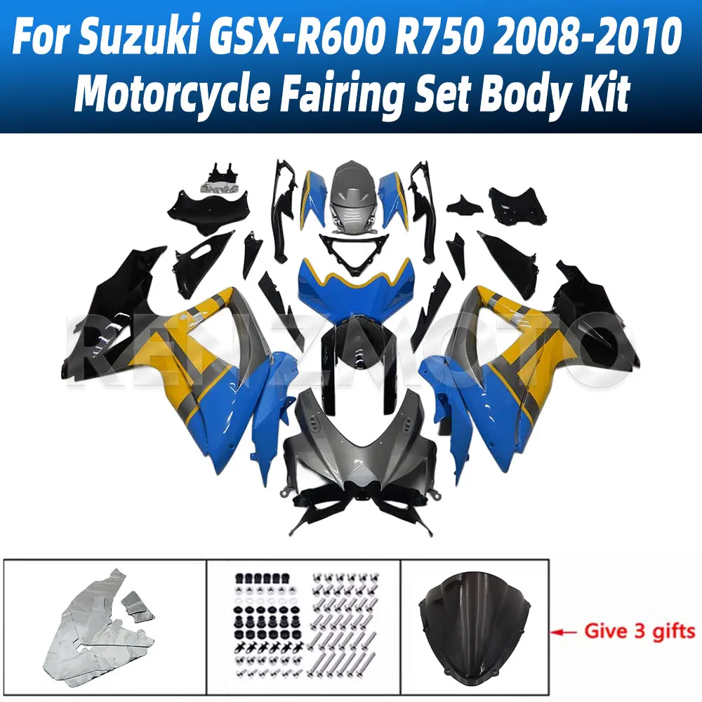 For Suzuki GSX-R600 R750 2008-2010 K8 K9 K10 Motorcycle Set Body Kit Fairing Plastic Accessories Injection Bodywork S0608-106a
For Suzuki GSX-R600 R750 2008-2010 K8 K9 K10 Motorcycle Set Body Kit Fairing Plastic Accessories Injection Bodywork S0608-106a