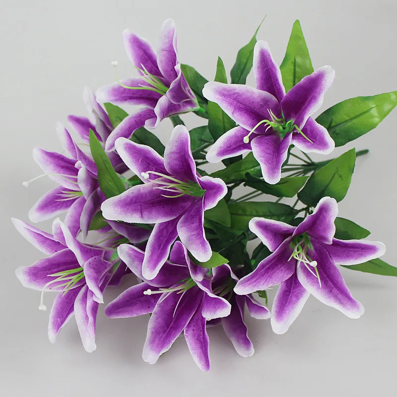 2 Pieces = 20 Flowers, Artificial Lily Bouquet with 10 Small Tiger Lilies, Wedding and Living Room Decoration Props, Fake Flowers, Artificial Flowers, Silk Flowers, Artificial Flowers with 10 Tall Stems, High-Quality Perfume Lilies, Silk Flowers, Artifici
2 Pieces = 20 Flowers, Artificial Lily Bouquet with 10 Small Tiger Lilies, Wedding and Living Room Decoration Props, Fake Flowers, Artificial Flowers, Silk Flowers, Artificial Flowers with 10 Tall Stems, High-Quality Perfume Lilies, Silk Flowers, Artifici