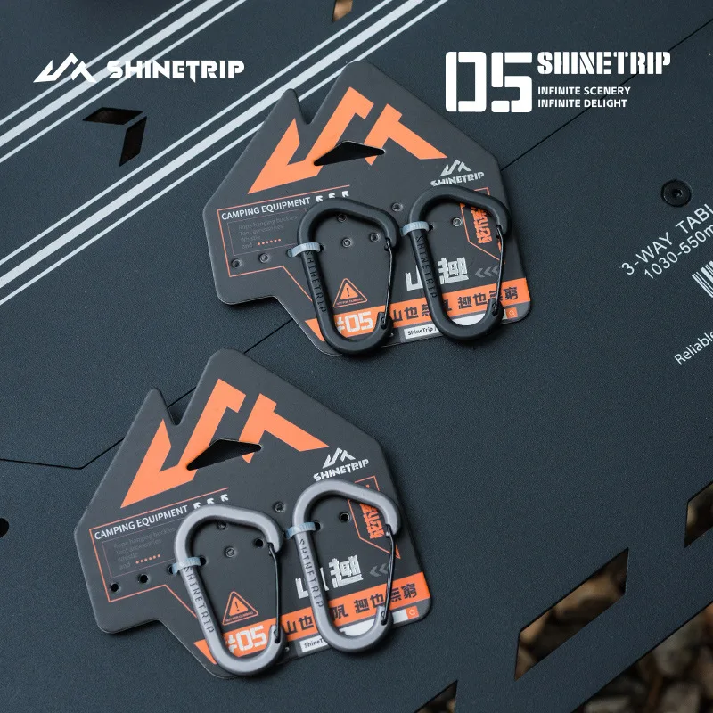 SHINETRIP 2PCS D Ring Carabiner Outdoor Survival Gear Lightweight Tactical Clips for Hiking Camping Climbing Accessories2026
SHINETRIP 2PCS D Ring Carabiner Outdoor Survival Gear Lightweight Tactical Clips for Hiking Camping Climbing Accessories2026