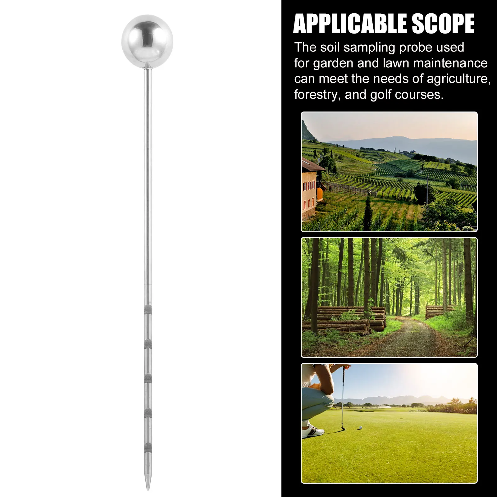 Soil Sampler Probe Stainless Steel 14 Inch Heavy Duty for Indoor Outdoor Plants Garden Lawn Care Soil Sampling Supplies Moisture
Soil Sampler Probe Stainless Steel 14 Inch Heavy Duty for Indoor Outdoor Plants Garden Lawn Care Soil Sampling Supplies Moisture