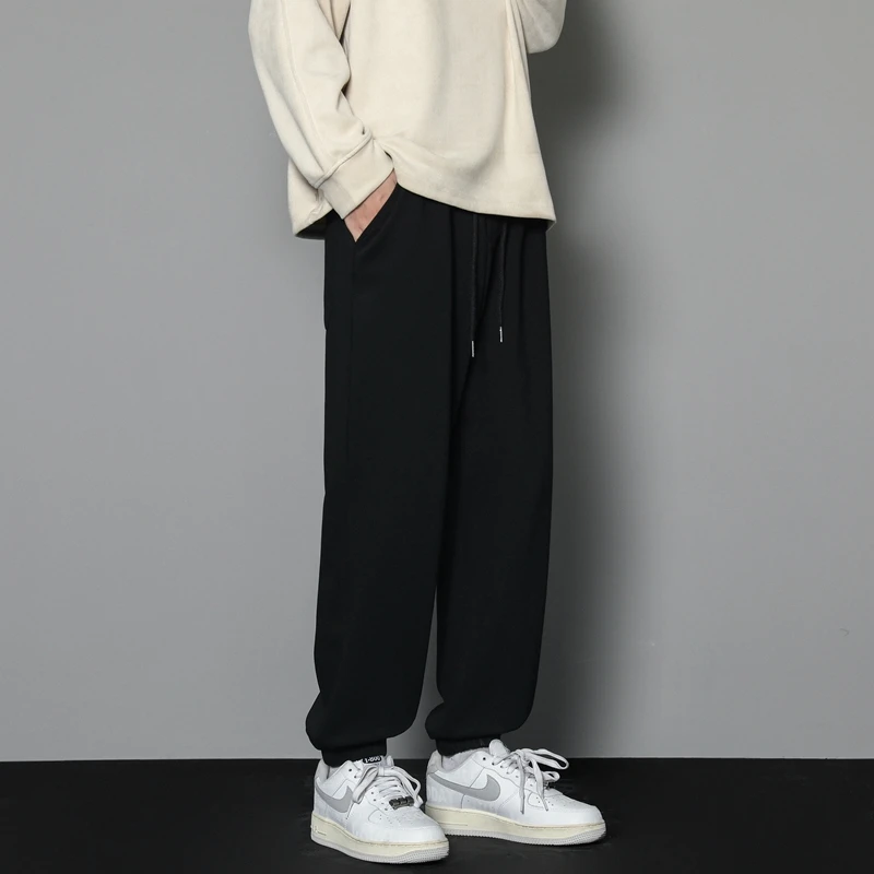Men'S Casual Fashion Knit Pants Loose Gray Drawstring Pants Jogging Basketball Sweatpants Streetwear Large Size Men'S
Men'S Casual Fashion Knit Pants Loose Gray Drawstring Pants Jogging Basketball Sweatpants Streetwear Large Size Men'S
