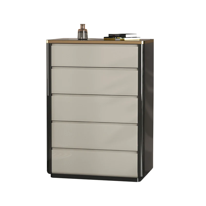 Modern light luxury chest, bedroom storage cabinet, chest of drawers, simple and modern end of the bed
Modern light luxury chest, bedroom storage cabinet, chest of drawers, simple and modern end of the bed
