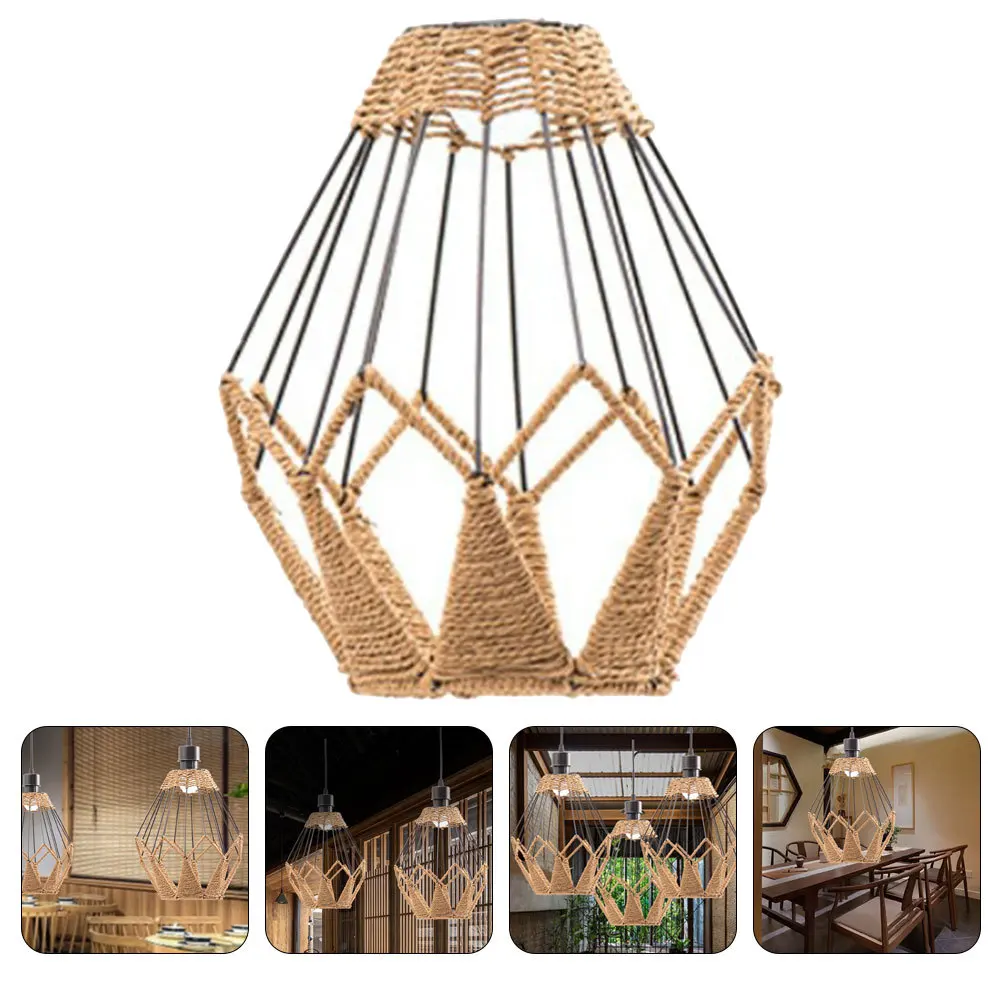 1pc Iron Frame Woven Paper Rope Lamp Shade Modern Vintage Pendant Light Cover For Kitchen Home Decor Woven Lamp Shades Only
1pc Iron Frame Woven Paper Rope Lamp Shade Modern Vintage Pendant Light Cover For Kitchen Home Decor Woven Lamp Shades Only