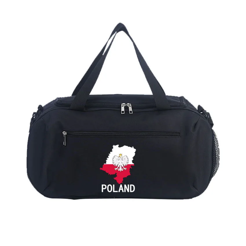Dry Wet Separation Bags Multifunctional Fitness Training Bag Poland Flag Printed Wear-resistant Pockets Yoga Gym Basketball Bag
Dry Wet Separation Bags Multifunctional Fitness Training Bag Poland Flag Printed Wear-resistant Pockets Yoga Gym Basketball Bag