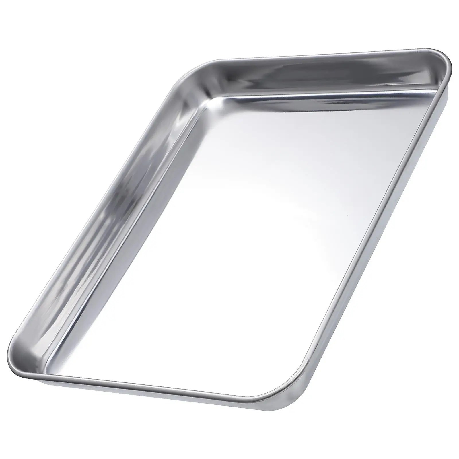 Stainless Steel Bakeware Pans 26x20x3cm Smooth Edge Baking Tray Oven Plate Food Container BBQ Camping
Stainless Steel Bakeware Pans 26x20x3cm Smooth Edge Baking Tray Oven Plate Food Container BBQ Camping