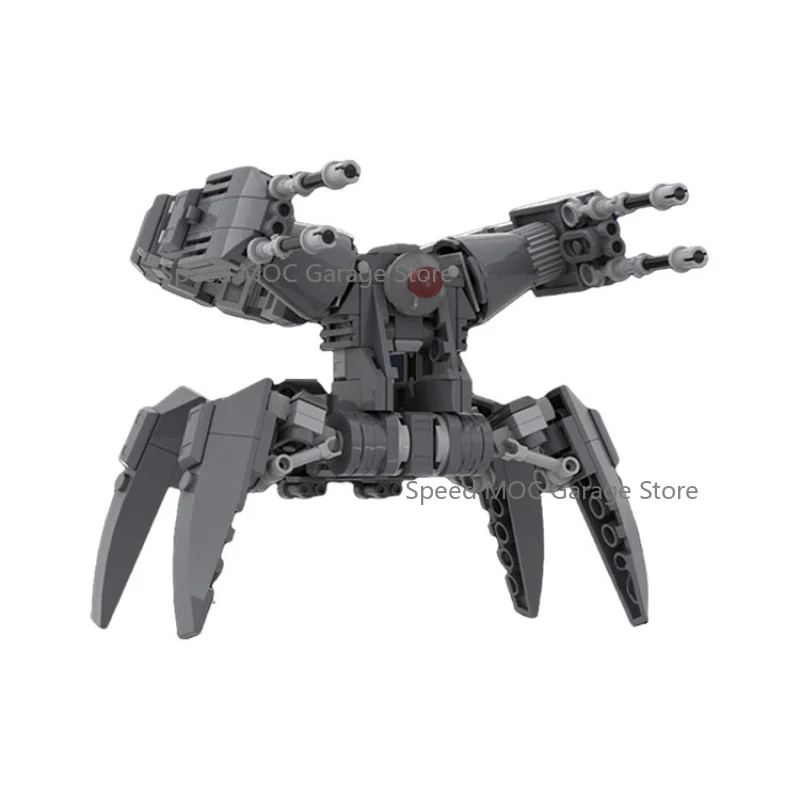 High-Detail Sci-Fi Multi-Legged Combat Mech MOC Set, Gray Spider-Like Battle Robot with Dual Cannons, DIY Assemble Collectible
High-Detail Sci-Fi Multi-Legged Combat Mech MOC Set, Gray Spider-Like Battle Robot with Dual Cannons, DIY Assemble Collectible