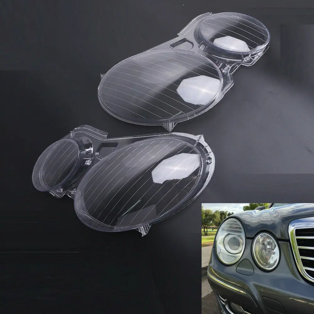 For Mercedes Benz W211 E240 E200 E350 E280 E300 2002-2009 E CLASS Car Headlight Lens Glass Cover Lamp Shell Pair
For Mercedes Benz W211 E240 E200 E350 E280 E300 2002-2009 E CLASS Car Headlight Lens Glass Cover Lamp Shell Pair