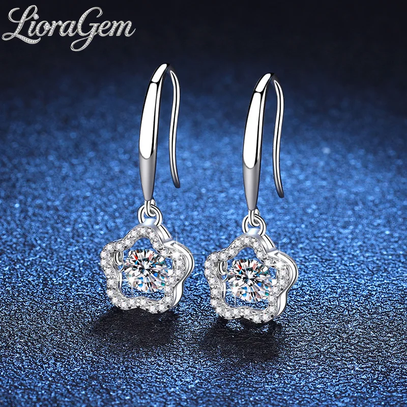 LioraGem Women's Moissanite Plum Blossom Stud Earrings, Sparkling 0.5 Carat Moissanite Earrings Platinum PT950 Stamp
LioraGem Women's Moissanite Plum Blossom Stud Earrings, Sparkling 0.5 Carat Moissanite Earrings Platinum PT950 Stamp
