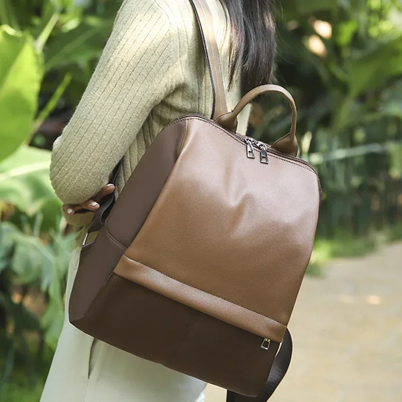 Vintage Soft PU Leather Luxury Designer Backpacks for Women 2022 Spring School Bags for Teenagers Girls Female Travel Backpack
Vintage Soft PU Leather Luxury Designer Backpacks for Women 2022 Spring School Bags for Teenagers Girls Female Travel Backpack