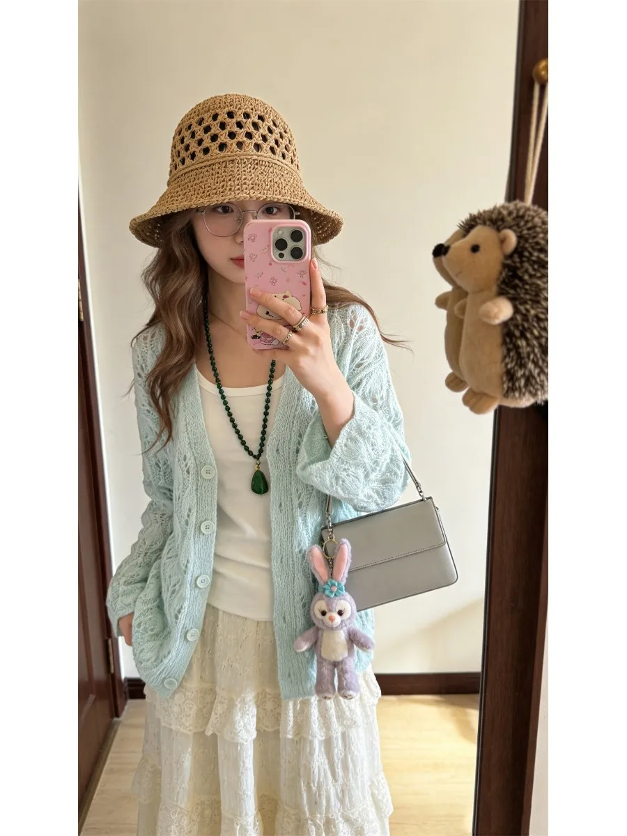 Soft Knitted Open Cardigan Women's Casual Loose Slimming Lazy Style Simple Match Spring 2026 New Fashion Korean Version Long ...
Soft Knitted Open Cardigan Women's Casual Loose Slimming Lazy Style Simple Match Spring 2026 New Fashion Korean Version Long ...