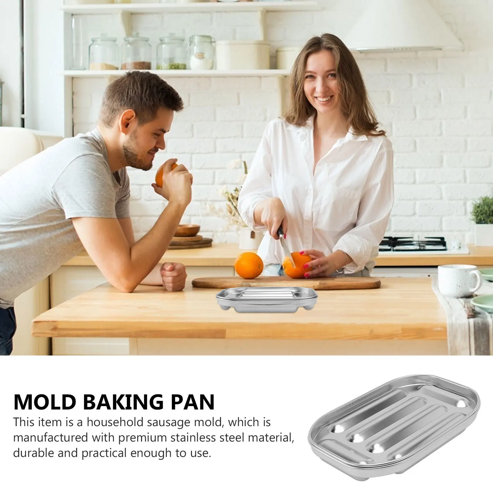 1set 1Set Stainless Steel Sausage Mold Diy Hot Dog Making Kit Baking Steaming Vegan Meat Kitchen Gadget Non-Stick Sausage Mold
1set 1Set Stainless Steel Sausage Mold Diy Hot Dog Making Kit Baking Steaming Vegan Meat Kitchen Gadget Non-Stick Sausage Mold